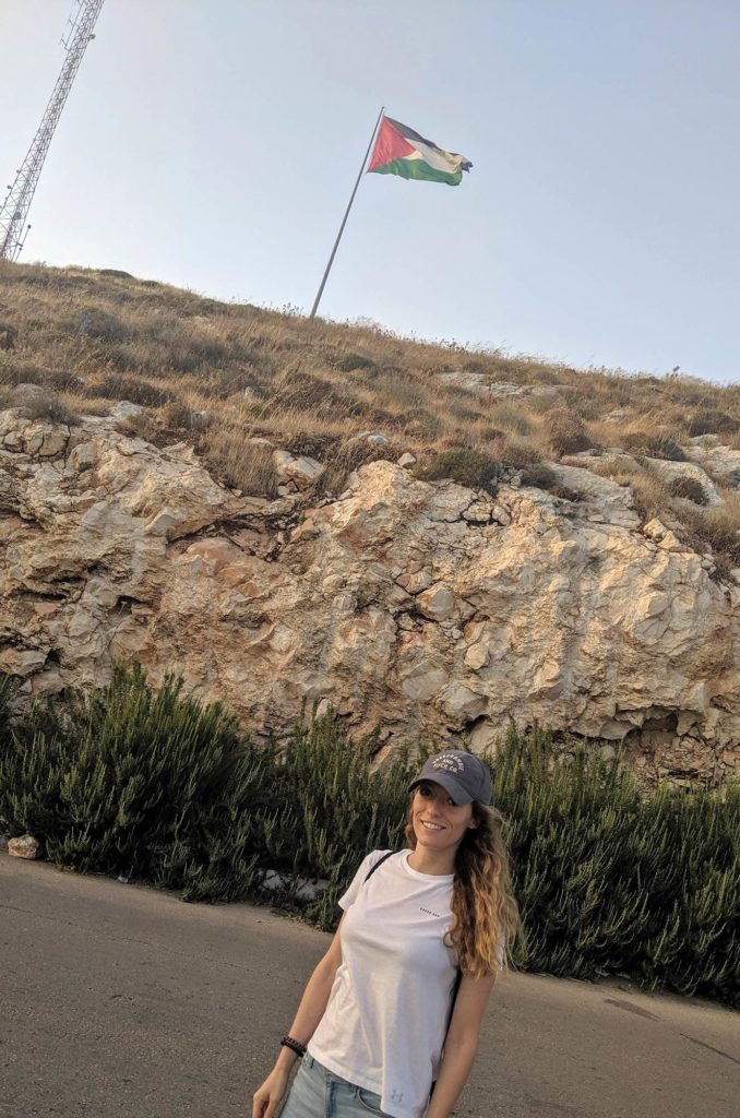 Lena in Nablus. 