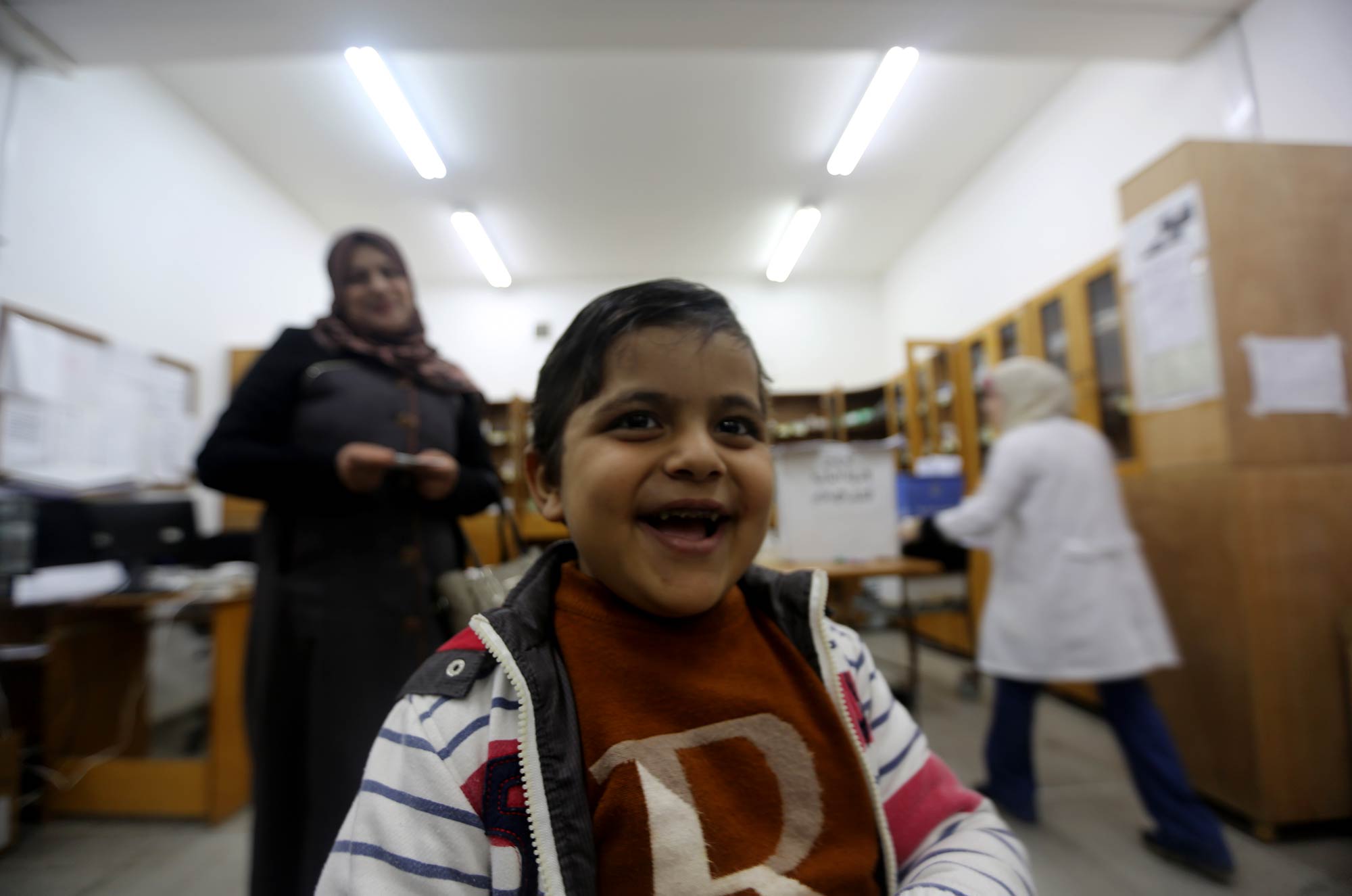 Donated medicine helps Akram cope with a new organ. Photo by Ibrahim Zanoun.