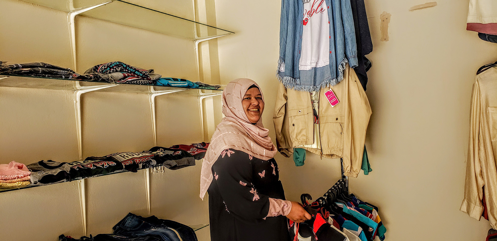 Gaza, Ahed, Clothing shop, Beit Hanoun, Women's Empowerment 2020_1