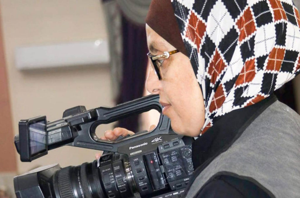 Manal photographs a wedding in Nablus City