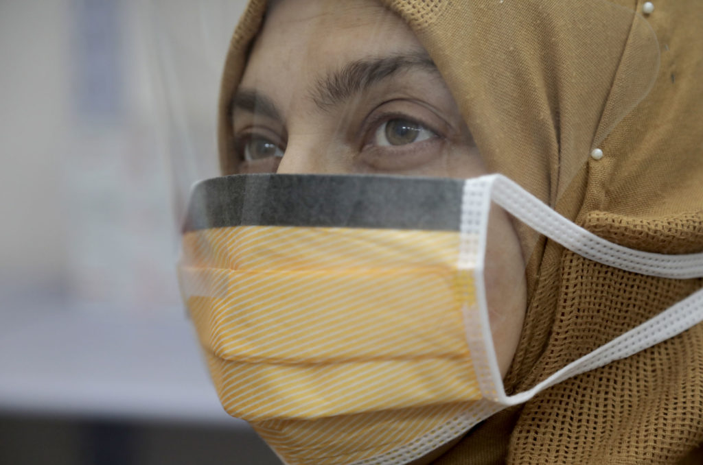 medical-aid, Gaza, PPE, Al-Quds-Hospital, Dr. Safa-Hawar Dr. Safa Hawar