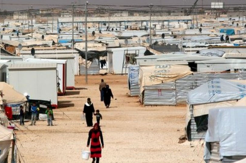 Zaatari refugee camp in Jordan