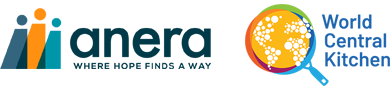 Anera + World Central Kitchen logos