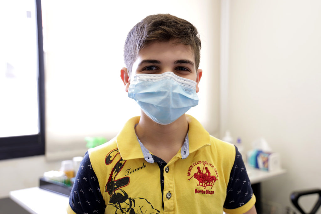Milan recieves Medical Aids in Beirut Milan is a patient at the Chronic Care Center, where he receives treatment for his diabetes.