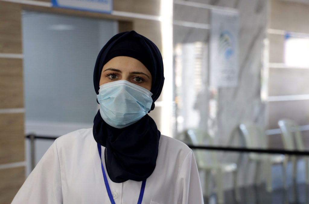 Marwa is a nursing student and trainee in Rashidieh Palestinian Refugee Camp.