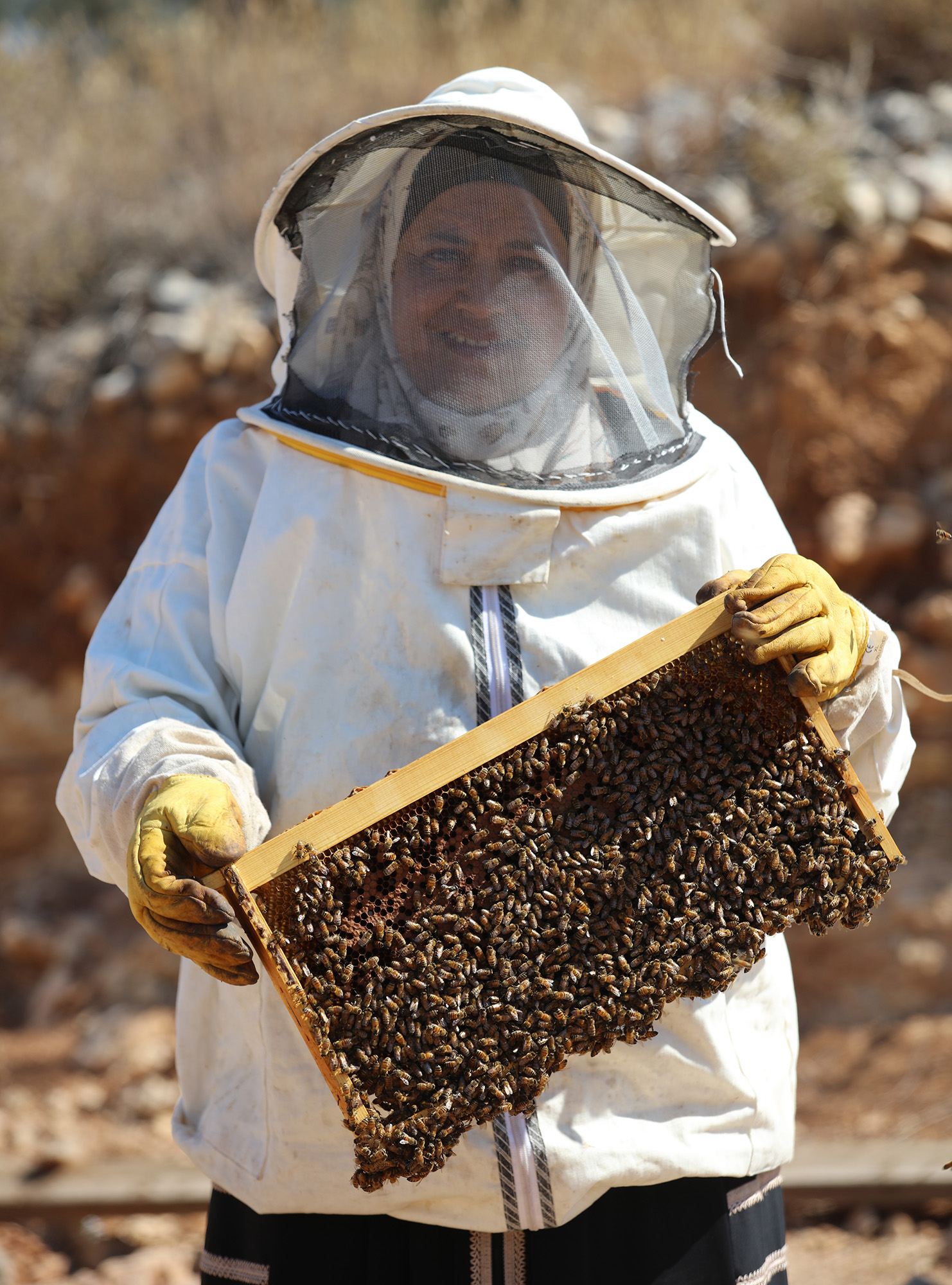 A proud beekeeper!