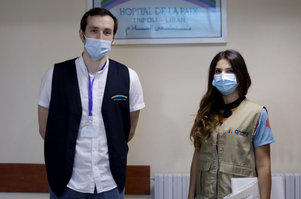 health, lebanon, medical-aid, akkar, burn-victims, americares 281A7900-EDIT Joseph Jean Sabeh stands with Anera at the hospital.