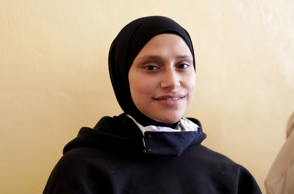 lebanon, education, youth, employment, vocational, coding Sara-_-Student-EDIT Sarah in the classroom.
