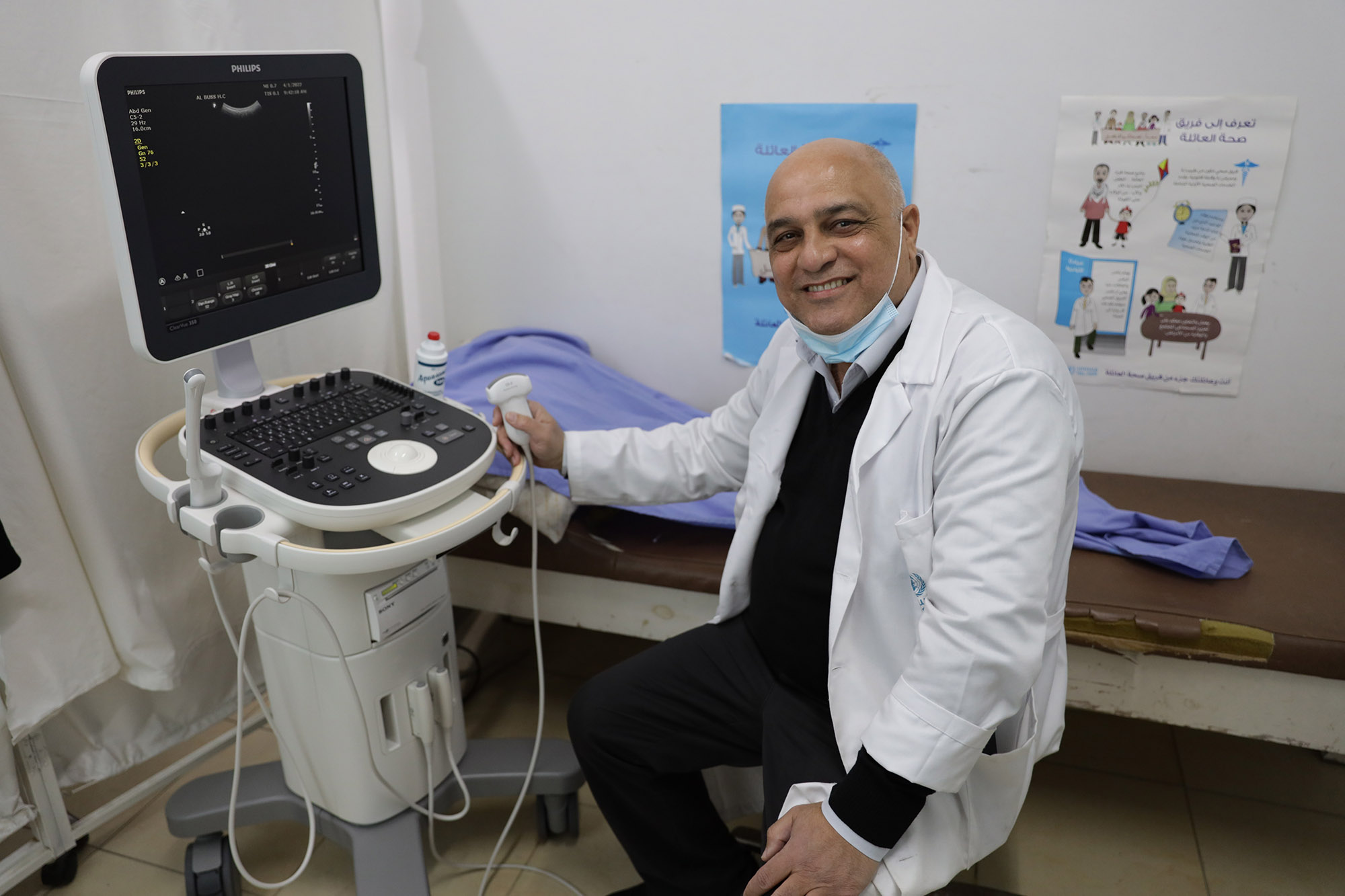 Ibrahim Saad, Gynecologist, UNRWA-facilitated medical clinic, Tyre.