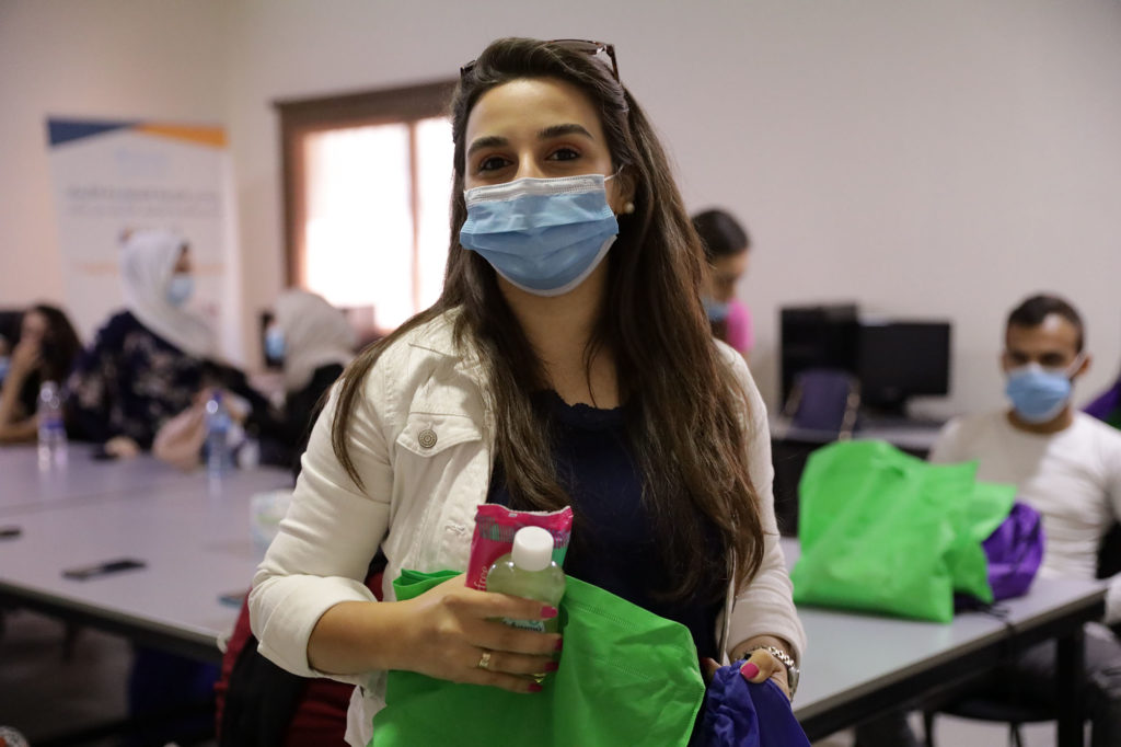 health, lebanon, education, hygiene-kits, nivine Nivine in her classroom.