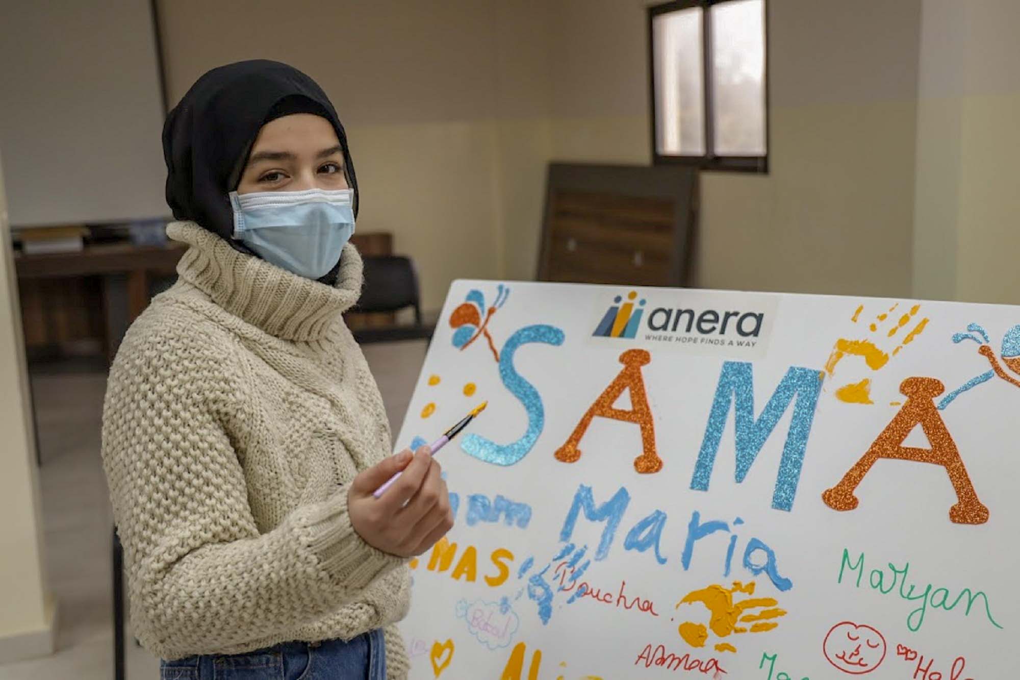 14-year-old Tala is a participant in the Sama Project.
