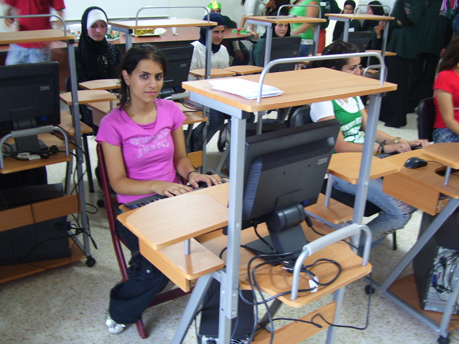 From an IT center Anera supported in the Tyre area after the 2006 war.