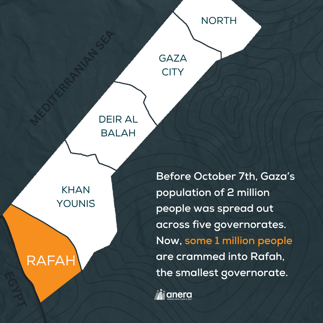 Following additional evacuation orders, over 1 million of Gaza's 2 million residents are now concentrated in Rafah, the smallest of Gaza's governorates.