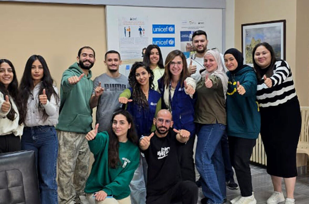 Youth in Anera's programs in Attal give thumbs up