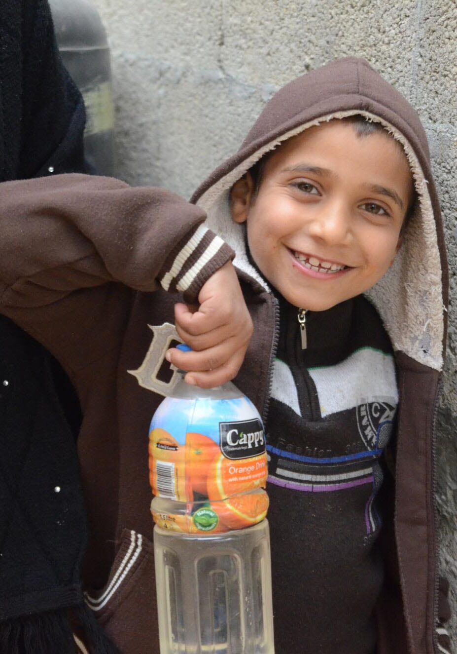 We're restoring water for Gaza families, like Mohanad's and Fatima's.
