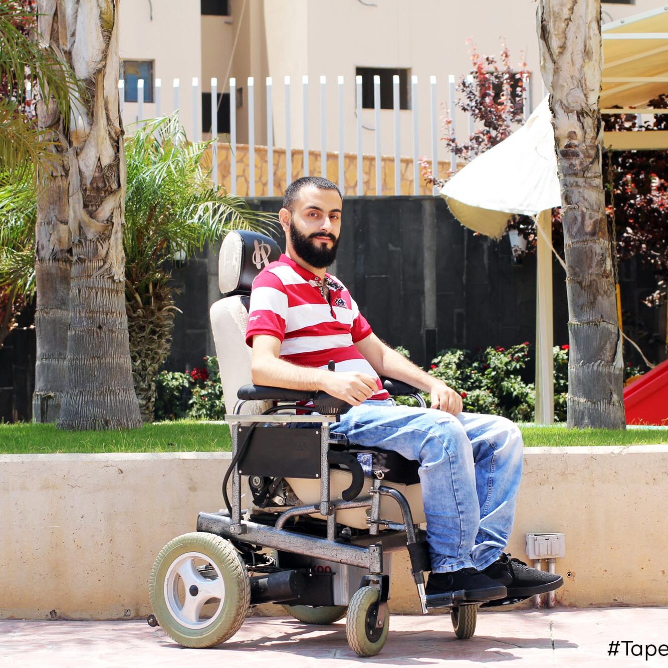 Mohammed was left paralyzed at the age of 16