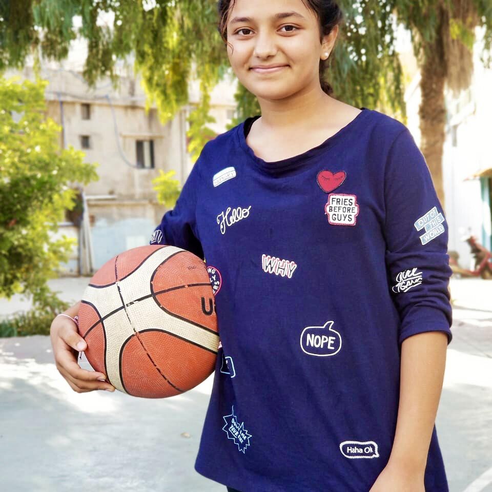 “My friends told me that girls don’t play basketball. I told them that’s not true! Girls can be basketball champions. Girls can be anything they want!” - Farah, fourteen-year-old basketball player (Ein El Hilweh, Lebanon)